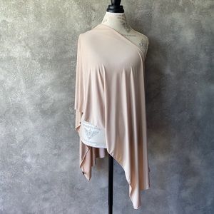 Cream Color Polyester Solid Color Hijab Scarf Wrap